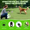 MEKAPLE Automatic Dog Ball Launcher, Upgraded Interactive Dog Balls Thrower
