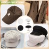 PH PandaHall 20 Sets Baseball Cap Button 2 Colors Cloth