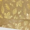 Glitter Gold Maple Leaves Autumn Table Runner Polyester Kitchen Dining