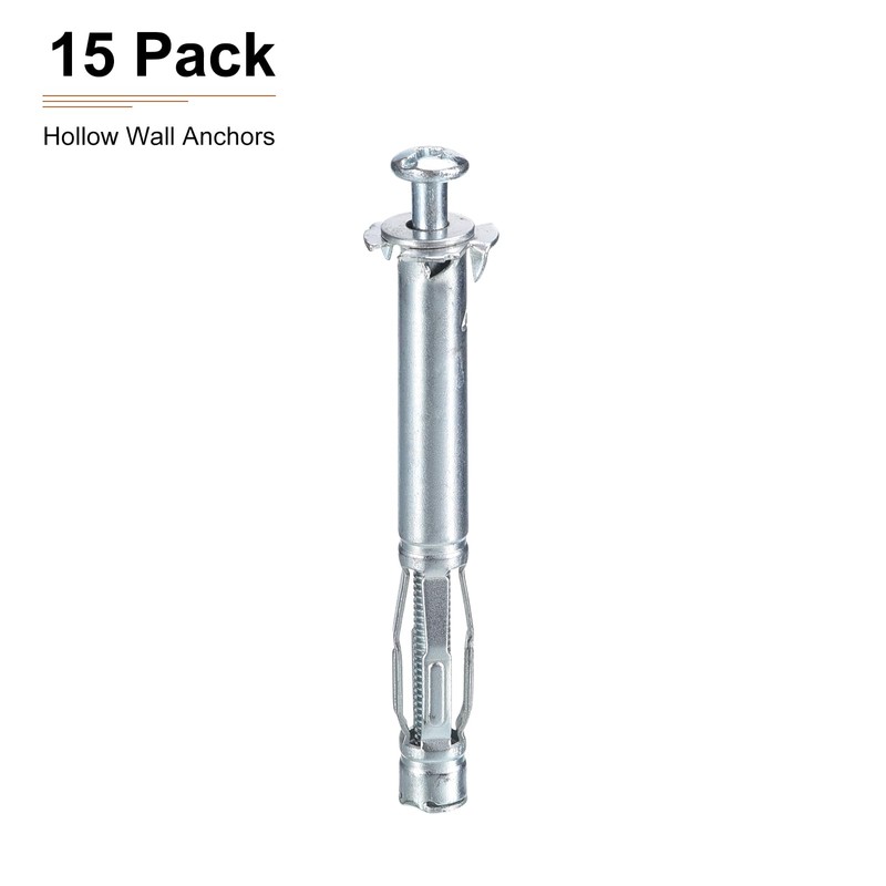 DTGN M4x60mm Hollow Wall Anchors - 15 Pack - Good