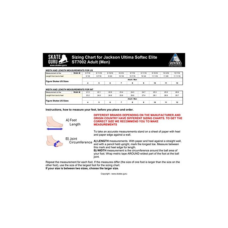 Jackson Ultima Softec Elite ST7202 Mens Size 7 BLACK /