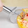Stainless Steel Double Wheel Pizza Cutter Pizza Slicer Pizza Wheel