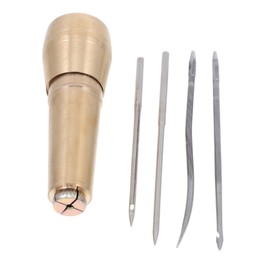 Gadpiparty 1Set Professional Copper Sewing Awls Tool for Crafting and Repairing Ergonomic Design for Convenient Use Durable and for Canvas Shoes Bags and More