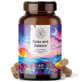 Ruhe & Ausgleich - Entspannung mit Adaptogenen - Ashwagandha, Schisandra, Sibirischer Ginseng, Rosenwurz, HPCL-Laborgeprüft