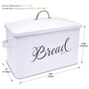 Better Kitchen Products Classic Metal Bread Box with Side Handles,