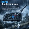 Intercomunicadores Para Cascos De Moto V6 Plus, 2 Unidades