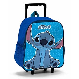 CARTOON Backpack Kindergarten Trolley Unicorn, Bag, School, Leisure, Walk, 34 x 20 x 13 cm, pink, Stitch