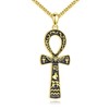 HBLICY Ankh Necklace 925 Sterling Silver Ankh Cross Pendant Necklace