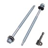 SKIR'CO Pack of 20 Galvanised Roofing Screws 6.3 x 120