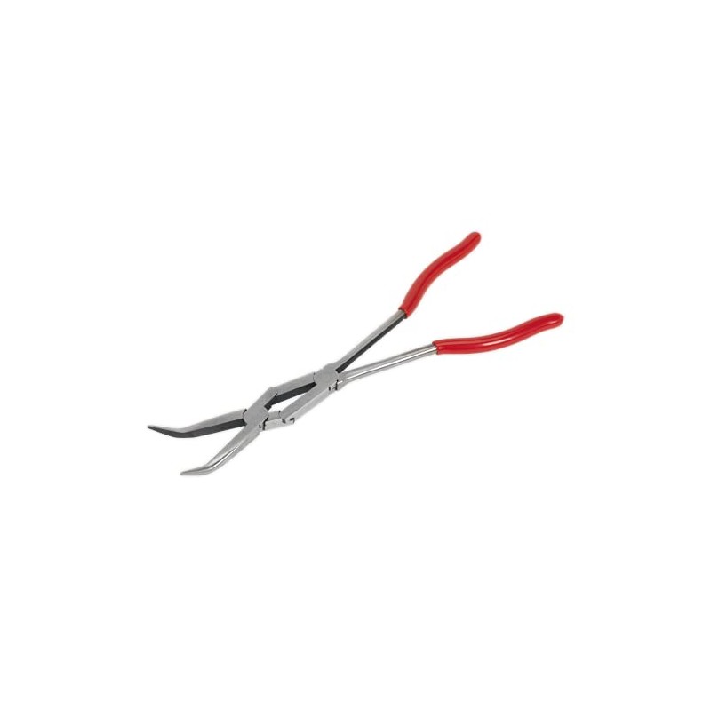 Sealey Ak8592 Needle Nose Pliers 45? Double Joint Long Reach