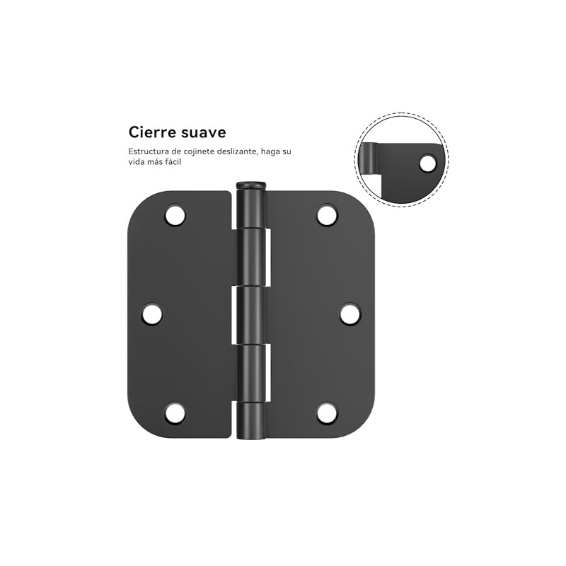 Bisagra Eurovent Serie 35 Aluminio (par) Incluye Tornillería (Blanco)