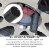 10 Spline Lug Nut Key,10 Spline Lug Nut Socket Compatible
