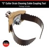 RIDGID 52822 Model T-232 H-D 3" "C" Cutter Cable Coupling