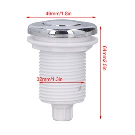 TOPINCN Interruptor de Aire para Eliminación de Basura con Manguera de Aire Kit de Botón de Interruptor de Aire Kit de Interruptor de Aire para Eliminación de Basura para Triturador de