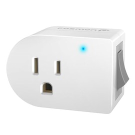 Fosmon toma a tierra con interruptor de encendido/apagado, interruptor extensor de enchufe eléctrico de 3 clavijas, adaptador de corriente de un solo puerto 245J, protector de sobretensión,
