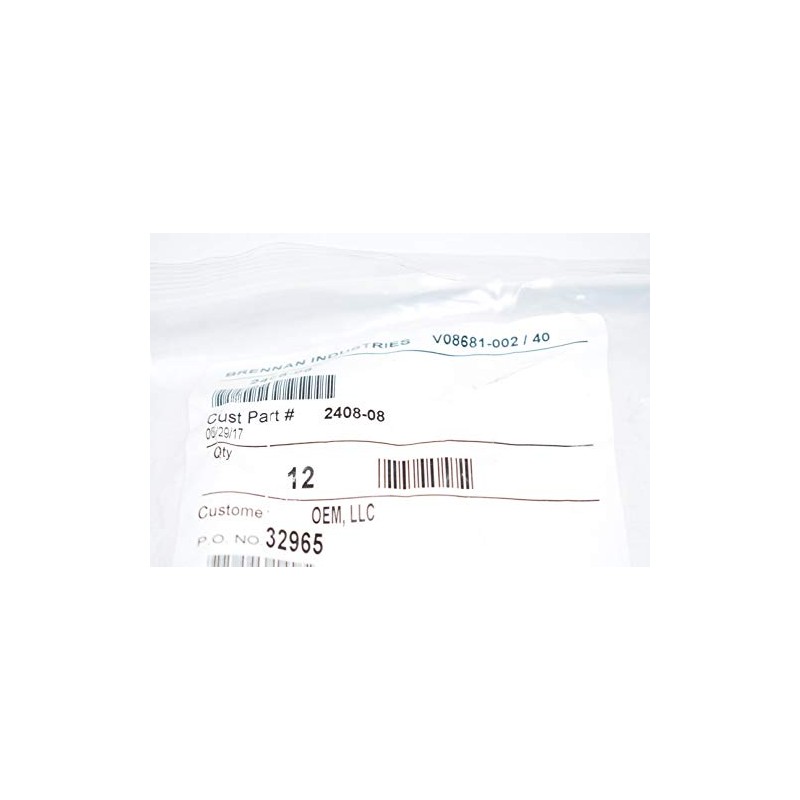 Brennan 2408-08 Steel JIC Flared Tube Fitting, Plug, 1/2"