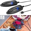 infactory Ski Boot Warmer: Portable USB Shoe Dryer with UV