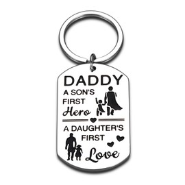 Dad Gifts for Fathers Day Christmas Birthday, Gifts for Dad from Daughter Son, I Love You Dad Keychain, New Dad First Fathers Day Present, Cool Gifts for Dad New Dad Step Dad, Dad Stocking Stuffers