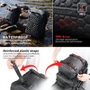 Rhinowalk Motorcycle Tail Bag, Travel Luggage Bags, Waterproof Rear Carrier,