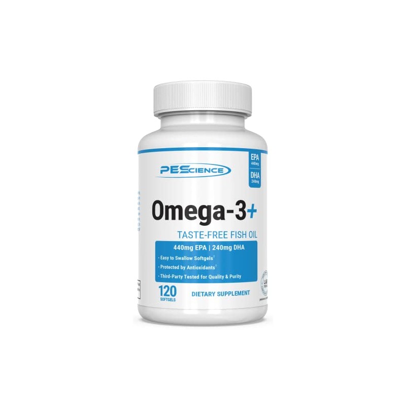 Pescience Omega-3+, White, 120 Count