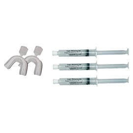 Beauty Deals 44% 30cc Total Optimized Strongest Professional Strength Carbamide Peroxide Teeth Whitening Gel Syringe Kit Trays and Shade Guide