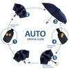 Compact Umbrella Windproof Strong - Automatic Windproof Inverted Umbrellas, Durable