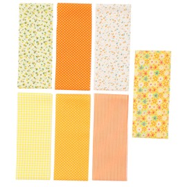 OHPHCALL 7Pcs Floral Fabric Strips for Quilting Printed Sewing Material for DIY Patchwork Arts Crafts Present for Creative Projects