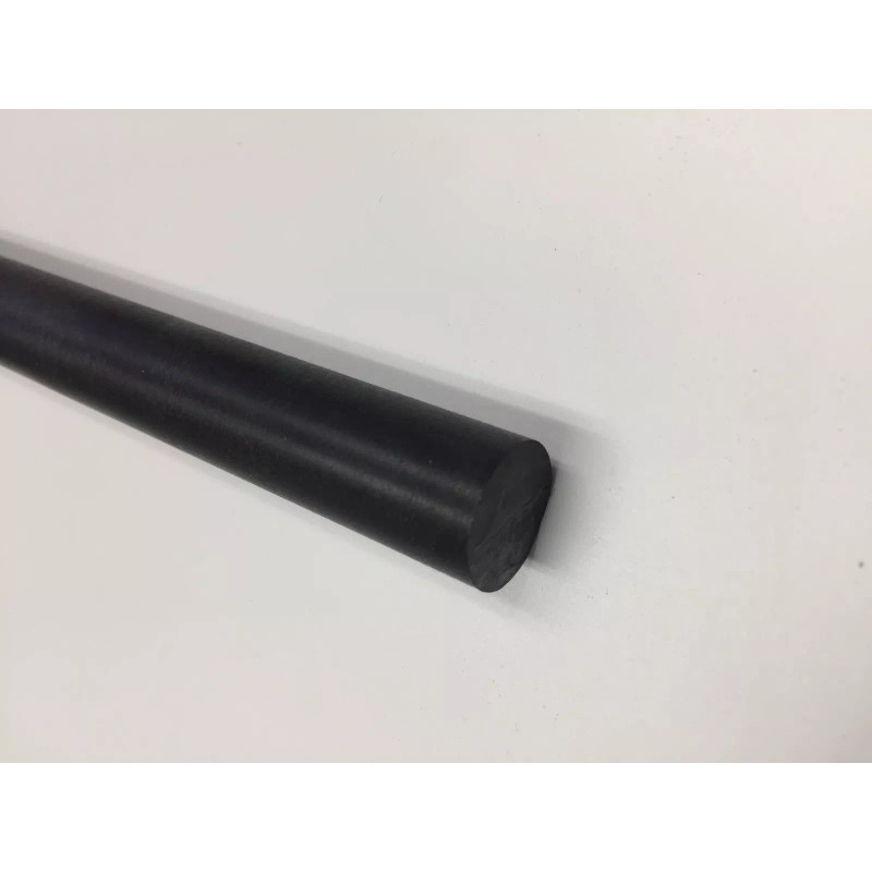 Delrin Acetal Rod Black 3/4" x 36" (1 Pack) Bushings