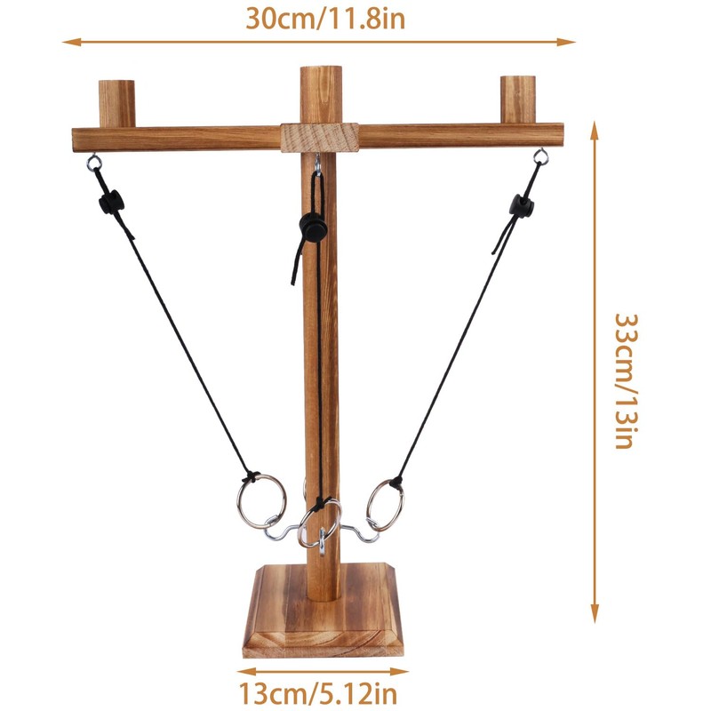 RNHDLY Ring Toss Hook and Ring Indoor, Toss Hook and