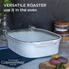 CorningWare QuickHeat 5.7-QT Cast Aluminum Roaster With Lid & Non-Stick
