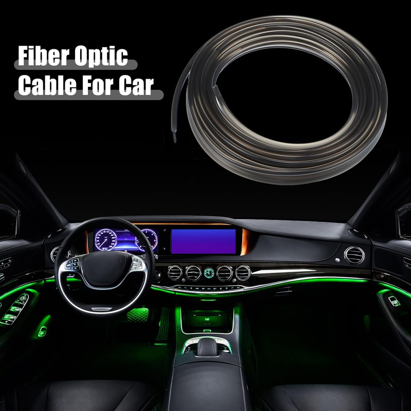 ACROPIX Fiber Optic Cable Skirt Side Glow Car Light Decoration