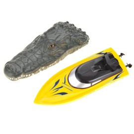 azimporter 2.4GHz 10" RC Crocodile Boat with Rechargeable Battery