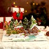 LoveEcho Winter Wonderland Pop Up Christmas Card, Lighting And Music