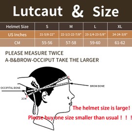 German Style Leather Motorcycle Half Helmet for Adults Men Women, DOT Approved Vintage Cap Half Face Shell Motorcycle Helmets for Cruiser Chopper+Goggles(Black,‎Large)