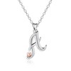 Mesovor 925 Sterling Silver Chains for Women, Delicate Initial Necklace