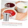 STOBAZA Serving Sauce Dispenser Condiment Container for Dipping Sauces Salad