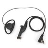 Walkie Talkie Earphone D Shape Comfortable Universal Earpiece Fit for