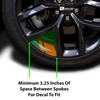 BOGAR TECH DESIGNS - Wheel Rim Decal Stripes for 18"