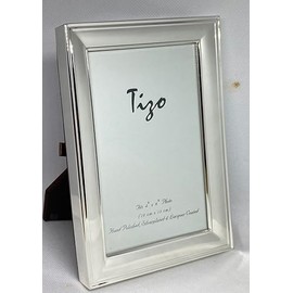 Tizo 4" X 6" Elegant Silver Frame, Made in Italy…