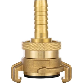 Poppstar Brass Suction and High Pressure Coupling (System Geka Coupling 1/2 Inch Hose Nozzle) with Seal and Lock Nut for 13 mm Hose Inner Diameter