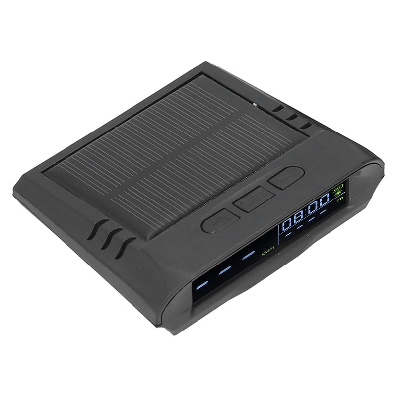 Smart HUD Display Digital Solar Charged Displays Time Temp Over