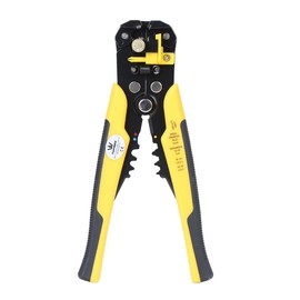 TOPWAY Wire Stripper, 3-in-1 Multifunctional Automatic 10-24 AWG (0.2~6.0mm²) 8 Inch Self-Adjusting Electrician Cable Wire Terminals Cutting Plier Crimping Tool 416503