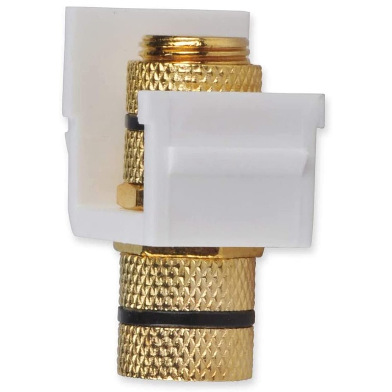 Speaker Post Snap-in Banana Jack - White, 30Pcs