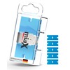 miaX Plastic Blades for Scrapers in Practical Dispenser Box -