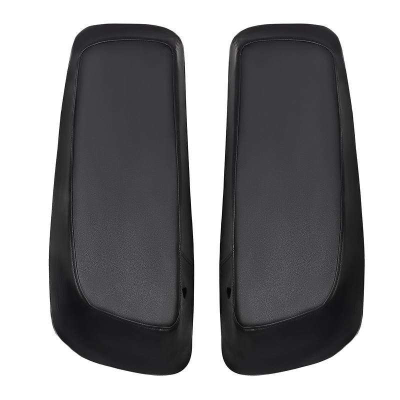 WOWTK Waterproof Saddlebag Speaker Audio Lid Bras,PU Leather Saddlebag Speaker