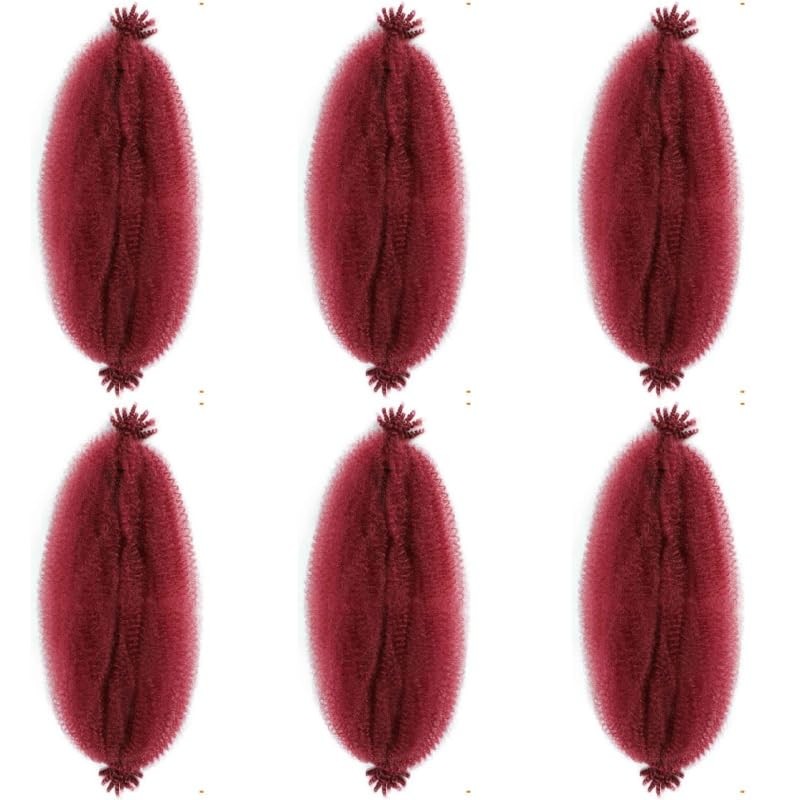 Generic Extensiones de cabello Afro Twist, preseparadas, elásticas y elásticas