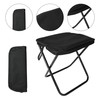 ZHABAYEN Portable Camping Stool, Foldable Outdoor Camping Foot Stool