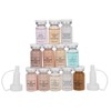 ibcccndc 6pcs Liquid Foundation 6pcs Serum Face Skin Brightening Rejuvenation