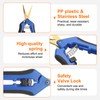 HARFINGTON 2pcs Gardening Scissors 6.5" Curved Stainless Steel Blades Hand
