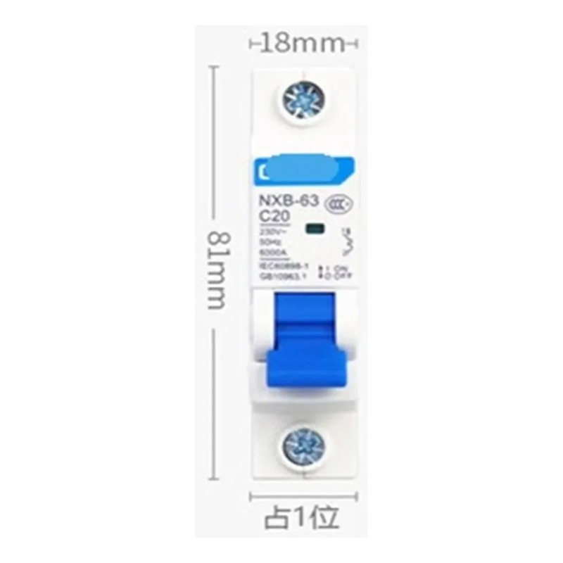 Contactor De Ca De Interruptor De Aire Dz47, Versión